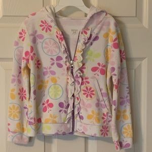 EUC Garnet Hill Kids Lightweight Terry Hoodie